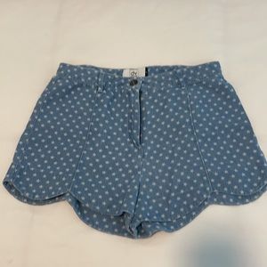 stars print shorts, high waist. Used 3 times.